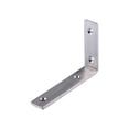 thumbnail image 1 of fastboy 4pcs L Bracket Corner Braces Thickened Table Shelf Partition Support Stainless Steel Brushed Finish Bookshelf Rack 125*84*25*5mm, 1 of 6