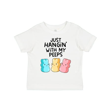 

Inktastic Easter Just Hangin with My Peeps! Gift Toddler Boy or Toddler Girl T-Shirt