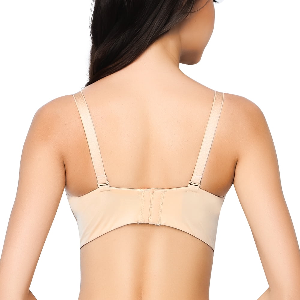 FallSweet Add Two Cups Bras Brassiere for Women Push Up Padded Unlined