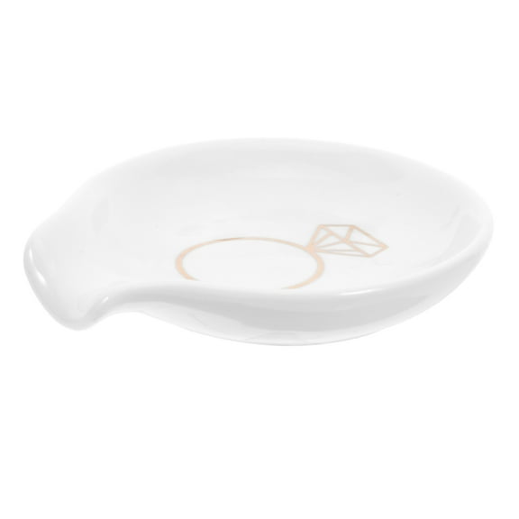 FUEENIRVA Farmhouse Utensil Holder Ceramic Spoon Rest 1Pack