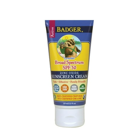 Badger SPF 30 Sunscreen Cream - Lavender 2.9 oz