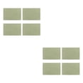 thumbnail image 4 of Maytalsory 1/2/3/5 4 Pieces Linen Double Layer Placemats Dining Table Washable Non-slide Cloth Tableware Cup Placemat Pad Home Outdoor Green 2PCS, 4 of 6