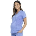 thumbnail image 3 of Cherokee Workwear Revolution Women's Scrubs Top Maternity Mock Wrap WW688, 3 of 5