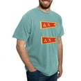 thumbnail image 4 of CafePress - Delta Chi Flag T Shirt - Mens Comfort Colors Shirt, 4 of 5