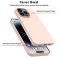 thumbnail image 2 of iPhone 15 Plus Phone Case with Screen Protector, Liquid Silicone Case Cover for Apple iphone 15 Plus, Ebizware Full-Body Protective Case Shockproof Cover with Microfiber Lining (Pink Sand), 2 of 9
