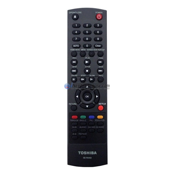 Genuine Toshiba Se R0402 Blu Ray Player Remote Control By Mimotron Walmart Com Walmart Com