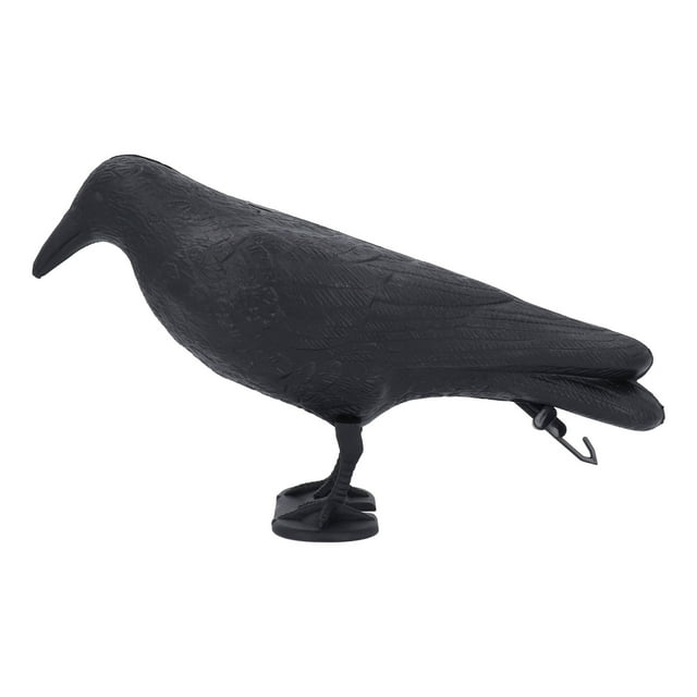 Señuelo De Cuervo Negro, Resistente Al Envejecimiento, Fácil De Limpiar, Decoración De Señuelo De Cuervo De Plástico, Ahorro De Tiempo, Realista Para Caza