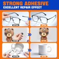 thumbnail image 3 of czcpp-Super Glue Clear 30 g(1.06 oz.), Strong Fast Drying Waterproof Liquid Adhesive for Plastic, Metal, Wood, Rubber, Ceramic, Leather Repair,Rhinestone Jewelry, DIY Crafts, 3 of 4