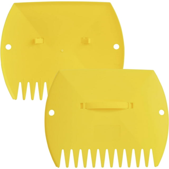 Leaf Scoop /Leaf Hand Rake Garden and Yard Large Sized Multi-use for Leaves,Lawn and Trash Pick-Up (1 Pair - 2 Leaf Scooper) (HR1901B1)