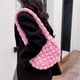 thumbnail image 5 of Bolso Hombro para Mujer Bolso Mensajero en La Nube Bolsos Sólidos Informales Plisados ​​(Rosa), 5 of 6