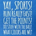 thumbnail image 3 of CafePress - Yay Sports! T Shirt - Womens Football Shirt, 3 of 4