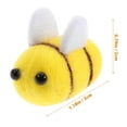 thumbnail image 2 of BRIGHTFUFU 12 UNIDS Lana Fieltro Abeja Decoración Encantadora Abeja Ropa Accesorios Creativos DIY Accesorios para la cabeza Ropa de dibujos animados Animales Suministros decorativos Amarillo, 2 of 7