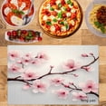 thumbnail image 2 of Amarainy Cherry Blossom Floral Design Linen Table Mats Set of 4 for Home Kitchen Table Decor 12x18 inch, 2 of 5
