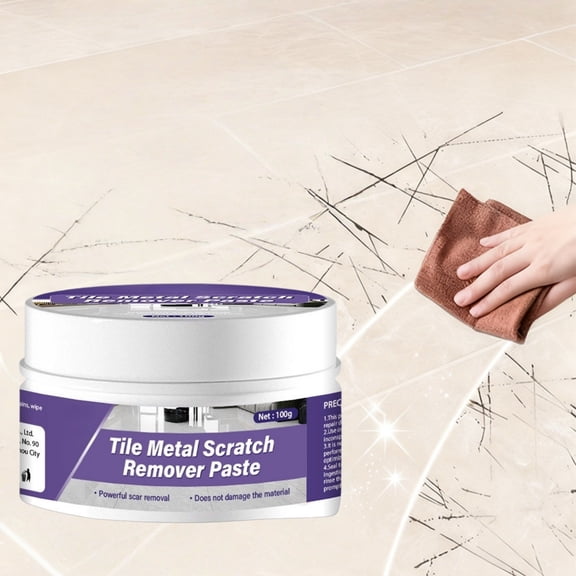 Donemore Tile Scratch Repair Paste 3.5 Oz Ceramic Tile Repair Filler 100g for Floor Wall Home Maintenance, Multi Purpose Cleaning Supply for Kitchen Bathroom Daily Care