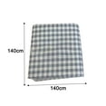 thumbnail image 5 of Flannel Checkered Tablecloth, Stain Table Cover for Restaurants, Picnics, Bistros, Indoor and Outdoor Dining - 55 x 55 IN, 5 of 8