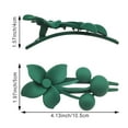 thumbnail image 3 of 4PACK Flower Alligator Hair Clips Matte Curved Hair Claw No Slip Hair Clips Volume Strong Hold Clip Hair Claw Hair Accessories for Women Girls, 3 of 7