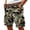 Dark Green, variant on Mens Camo Cargo Shorts Wild Outdoor - Cotton Relaxed Fit Utility Multi-Pocket Shorts Featuring Relaxed Fit Cuts Army Green L