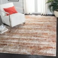 thumbnail image 2 of SAFAVIEH Valencia Tabitha Abstract Polyester Area Rug, Beige/Rust, 6'4" x 6'4" Square, 2 of 7