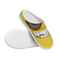 thumbnail image 3 of Daiia Smiling With Sunglasses Print Women’s Fuzzy Slippers Memory Foam Lightweight House Shoes Cozy Loafer Flannel House Shoes-40/41, 3 of 7