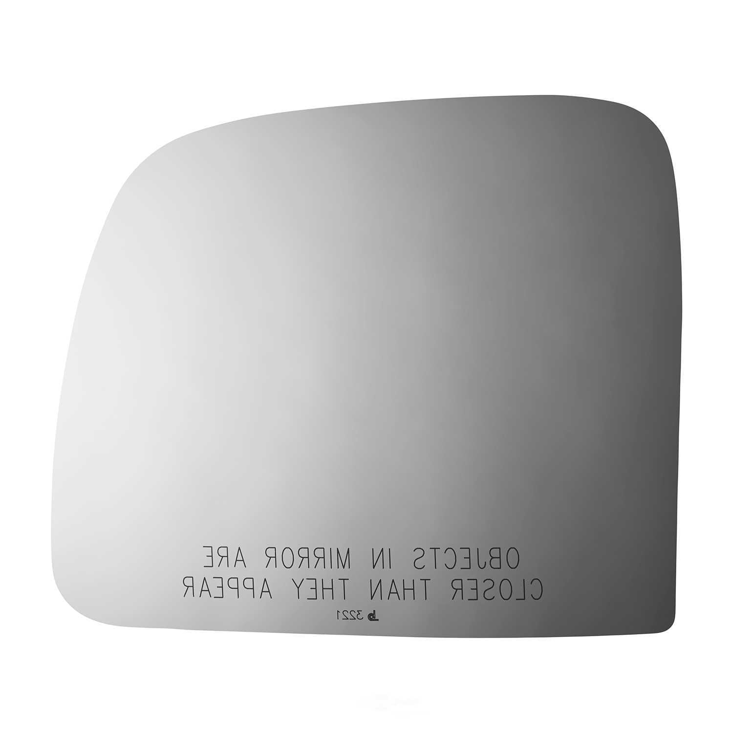 Burco Side View Mirror Replacement Glass - Clear Glass - 3221
