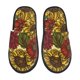 thumbnail image 1 of Fotbe Sunflower Pantuflas Peludas para Mujer con Estampado, Zapatillas de Peluche, Zapatos de Invierno para Casa, Uso Interior y Exterior-Large, 1 of 8