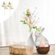thumbnail image 2 of Rama de perla artificial con forma de huevo de Pascua, rama de bayas de imitación, flor falsa verde, decoración primaveral para el hogar., 2 of 6