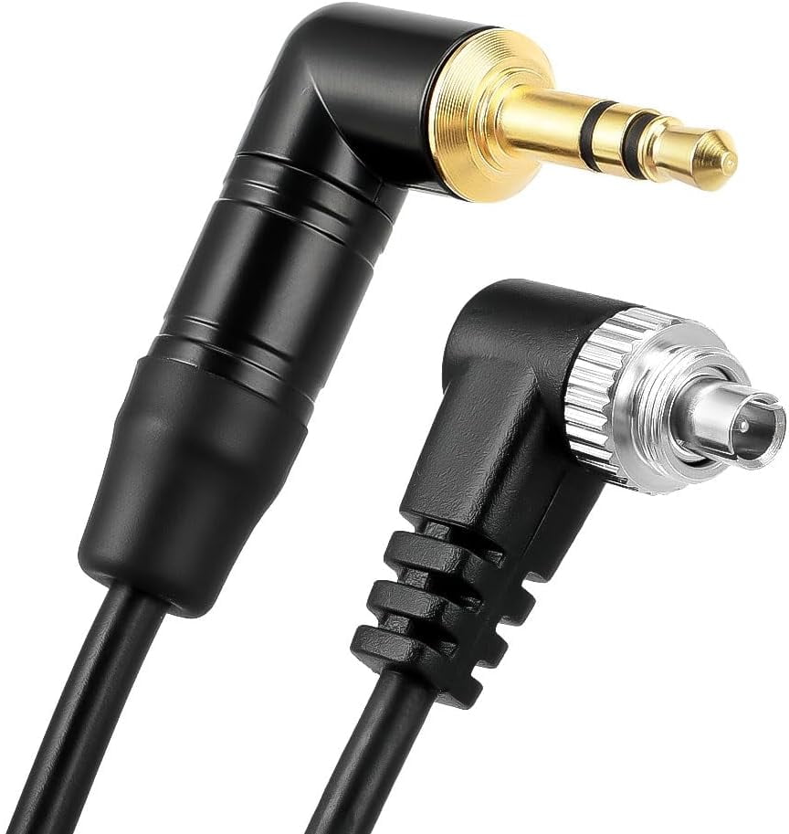 Alvin’s Cables for Tentacle Timecode Cable for Panasonic Lumix S1H GH5s GH6 GH7 Cameras 3.5mm TRS to Locking PC Coiled Cable for Tentacle Sync-E Track-E for Timebar