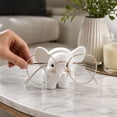 thumbnail image 5 of Eyeglass Holder Stand Cute Elephant Figurine for Desk, Cute Office Desk Decor for Women, Unique Housewarming Birthday Gift One Size, 5 of 5