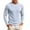 Blue, variant on ZHOGXU Solid Color Long Sleeve Men's T Shirts With O Neck Versatile Top Work Wear
