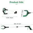 thumbnail image 6 of Grabber Reacher Tool, Foldable Grabber Reaching Tool, Lightweight Trash Picker Upper Tool for Elderly with Anti-Slip Rotating Rubber Gripper,Green, 6 of 11