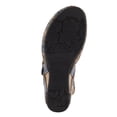 thumbnail image 6 of Spring Step L’Artiste Women's Koraline Mary Jane Flat Shoes – Hand Painted Floral Leather, Cushioned Microsuede Footbed, Adjustable Ankle Strap, 2″ Cork Wedge Heel, 6 of 8