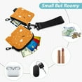 thumbnail image 2 of Women's Coin Purses Keychain Wallet Mini Zip Dual Pouch Wristlet Portable Coin Purse Small Wallets For Travel Sports Outdoors Halloween Cartoon Bats, 2 of 6