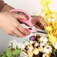 thumbnail image 4 of Garden Scissors, Pink Floral Shears, Flower Scissors , Garden Pruning Shears with Comfortable Handles, Garden Clippers, 4 of 5