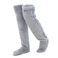 thumbnail image 2 of Calentadores de piernas Strade Fareast Limited de felpa Gris claro, 2 of 8