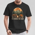 thumbnail image 2 of Camping I'd Choose The Bear T-Shirt, Funny Outdoor Adventure Tee, Wilderness Camping Humor Graphic Shirt, Nature Hiker and Camper Gift Apparel, Quirky Survival Enthusiast, 2 of 3