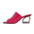 thumbnail image 3 of Ninety Union Florence Metal Heel Slide, Fuchsia, 5, 3 of 5