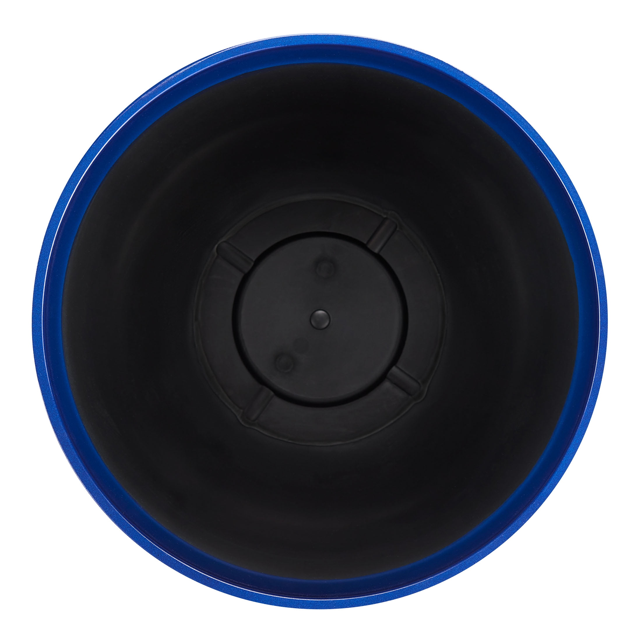 (4 pack) Better Homes & Gardens Round Meadow Planter 16 Inch Blue Glazed Finish