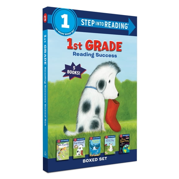Step Into Reading 1st Grade Reading Success Boxed Set: Best Friends, Duck & Cat's Rainy Day, Big Shark, Little Shark, Drop It, Rocket! the, (Paperback)