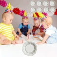 thumbnail image 4 of xuyanhg Disposable Paper Plates For Dinner Waterproofs And Oil-proof Environmentally Friendly Paper Plates Thickened Round Tableware Paper Plates Fruit Plates, 4 of 6