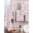 thumbnail image 2 of Easter Bunny Kitchen Dish Towels for Drying Dishes Set of 2, Cute Rabbits Eggs Tulips Flowers Rustic Pink Waffle Weave Microfiber Hand Tea Bathroom Towels Quick Dry & Absorbent Towel 15.7x23.6, 2 of 7