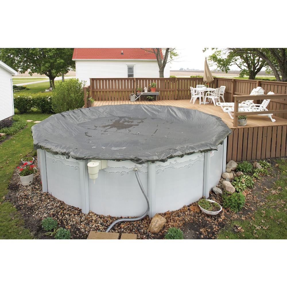 BlueWave WC9821 AboveGround 20 Year Winter Cover For 12' x 24' Oval Pool
