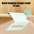 thumbnail image 4 of Under Cabinet Paper Towel Holder Wall Mounted Tissue Rack Kitchen Bathroom No Punching Roll Organizer Space Saving Household Storage For Kitchen Bathroom Cabinet Use Counter Shelf Home, 4 of 6