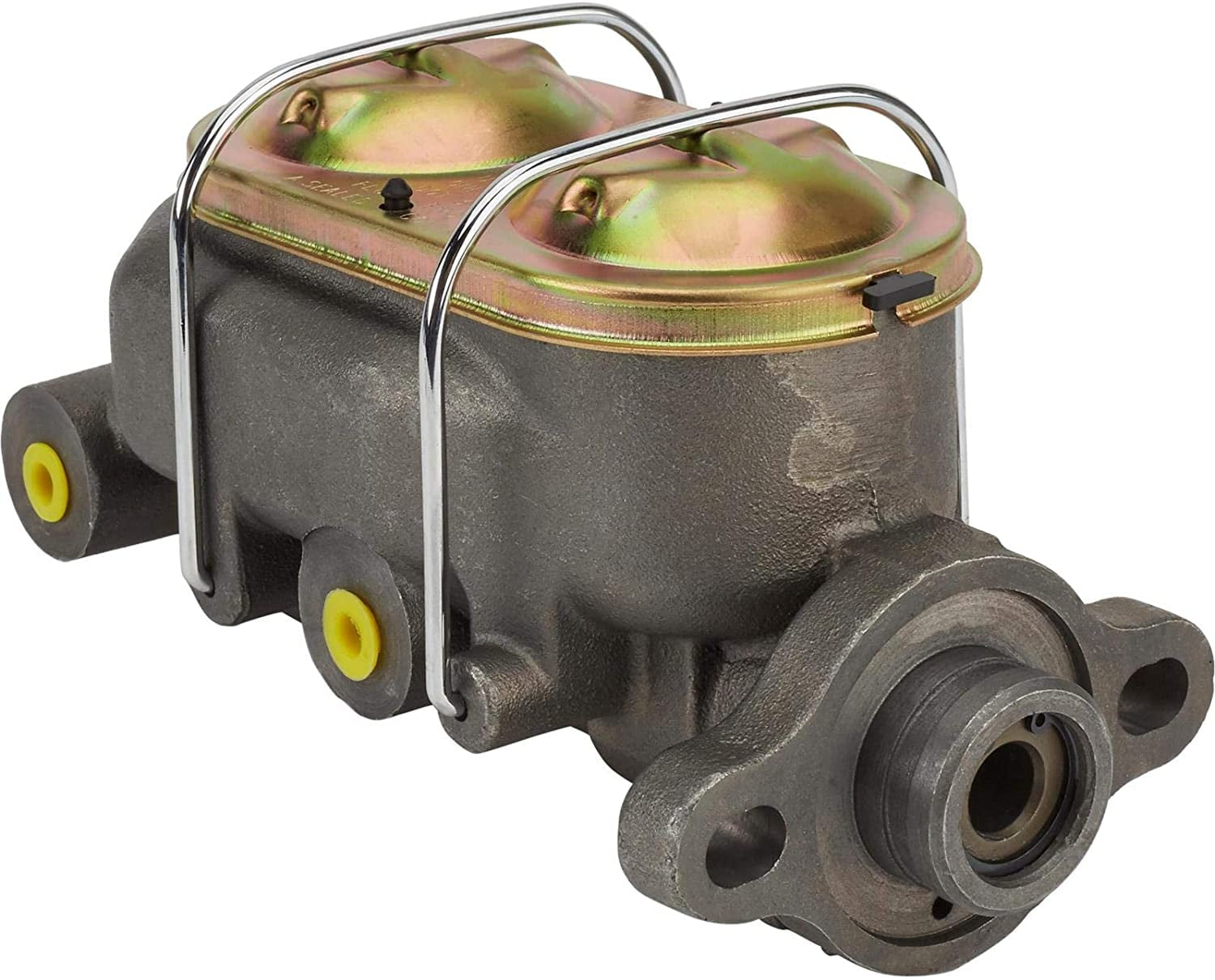 Universal HighTech CorvetteStyle Master Cylinder, 1 Inch Bore, Compatible with Power or Manual