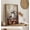 Framed-01, variant on Cute Ghost Wall Art Canvas Artwork Wall Decor Ghost with Broomstick Prints Painting Art Prints Picture Halloween Home Bedroom Decoration No Frame
