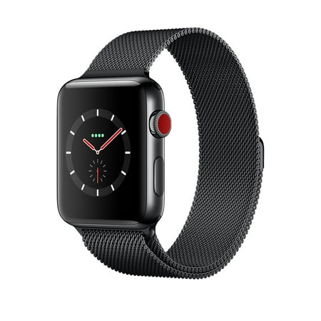 UPC 190198590596 product image for Apple Watch Gen 3 Series 3 Cell 42mm Space Black Stainless Steel - Space Black M | upcitemdb.com