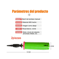 thumbnail image 2 of Infladora Inflador Bomba Manual Profesional Infla Globos 2 unidades Lab.G Verde, Blanco, 2 of 5