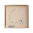 thumbnail image 3 of 5 3/4 inch Oval Eye Hook Bangle Bracelet w/ St. Hildegard von Bingen in Sterling Silver, 3 of 3