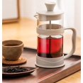 thumbnail image 3 of Yimei Cafetière à Piston, Thé et Espresso, Verre Résistant à la Chaleur, 1000ML, 3 of 5
