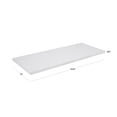 thumbnail image 4 of Hyper Tough 10 in. x 23-5/8 in. Classic White Laminated Wood Wall Shelf, 4 of 6