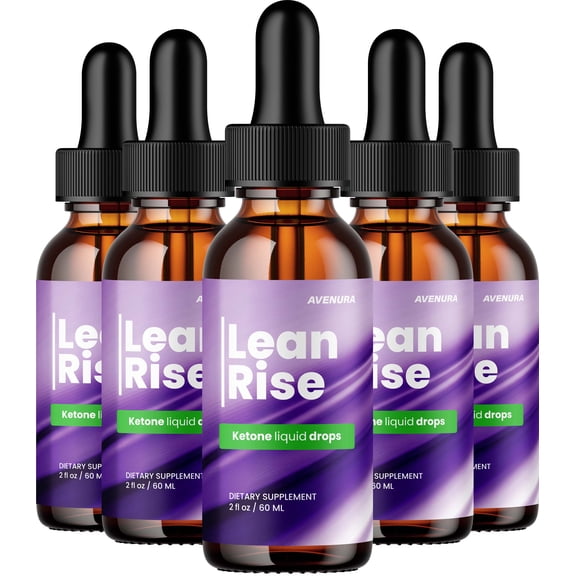 Lean Rise Liquid Drops ā LeanRise Natural Blend Advanced Formula for Active Lifestyle, 5 Pack, 5 Month Supply